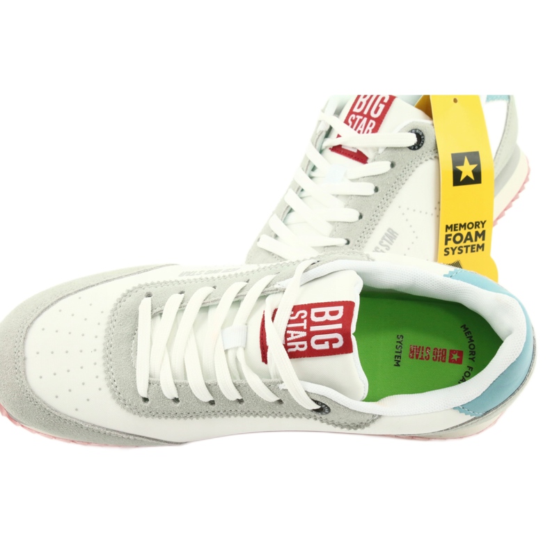 Zapatilla deportiva estrella blanca BIG STAR FF 274874 blanco 4