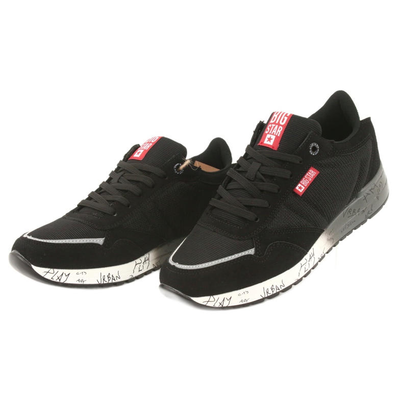 Calzado deportivo Big Star FF 174207 blanco negro 2