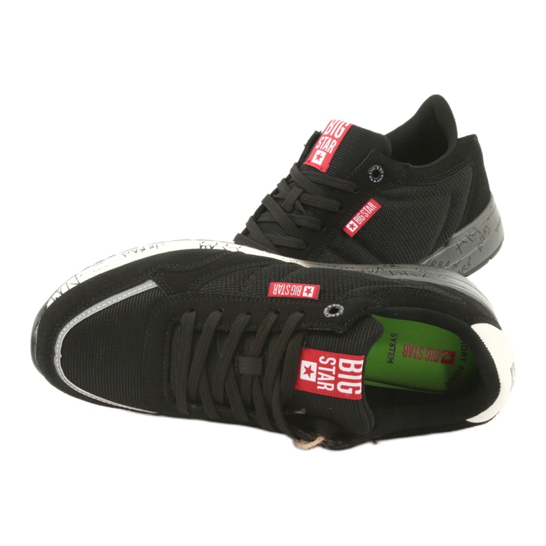 Calzado deportivo Big Star FF 174207 blanco negro 3