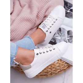 Zapatillas blancas de mujer zapatillas Big Star BB274033 blanco 1