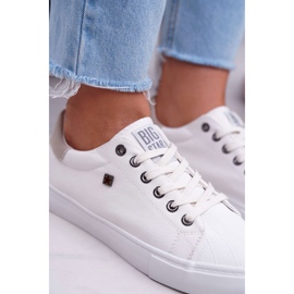 Zapatillas blancas de mujer zapatillas Big Star BB274033 blanco 5
