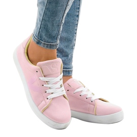 Zapatillas de mujer clásicas rosas B845-20 1