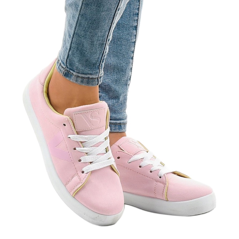 Zapatillas de mujer clásicas rosas B845-20 1