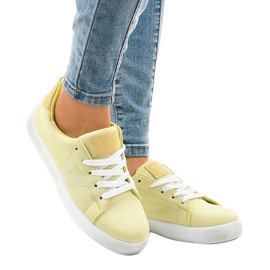 Zapatillas de mujer clásicas amarillas B845-26 amarillo 1 Zapatillas de mujer clásicas amarillas B845-26 amarillo 1