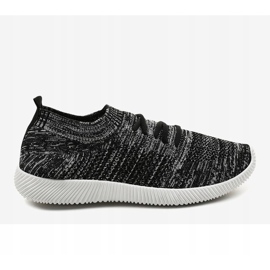 Zapatillas deportivas de hombre gris LW-1801 negro 2