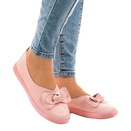 Zapatillas rosas sin cordones 8895-32 1