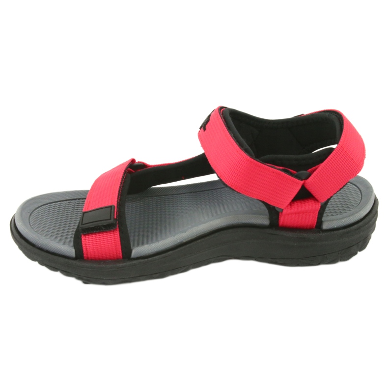 Sandalias con inserto de espuma Lee Cooper LCW-20-34-014 negro rojo 2