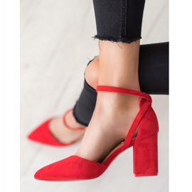 Seastar Bombas de gamuza con estilo rojo 3