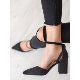 Seastar Bombas de gamuza con estilo negro 1