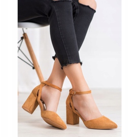 Seastar Bombas de gamuza con estilo beige 1