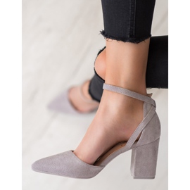 Seastar Bombas de gamuza con estilo gris 3