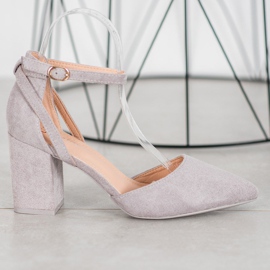 Seastar Bombas de gamuza con estilo gris 4
