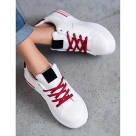 SHELOVET Zapatos deportivos blancos de moda 4