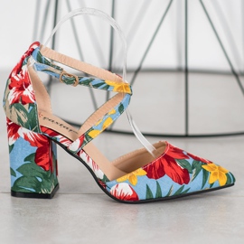 Seastar Bombas casuales con flores multicolor 5
