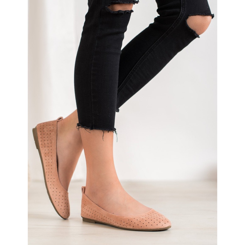 SHELOVET Bailarinas caladas rosa 1