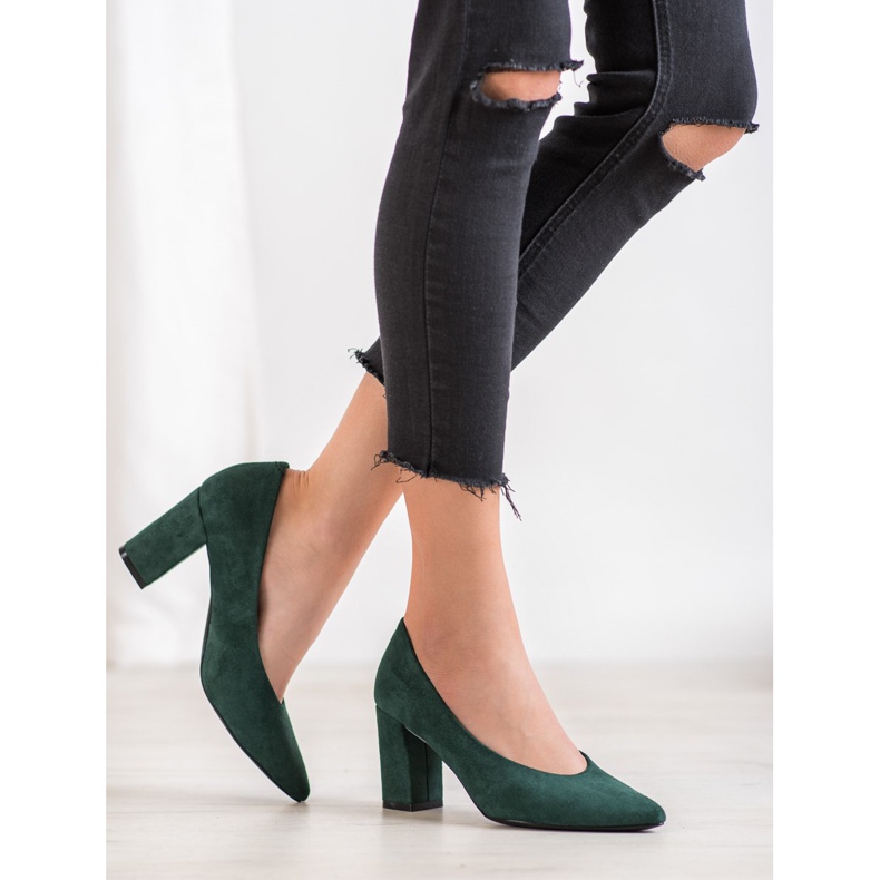 W. Potocki Bombas con purpurina verde 1 W. Potocki Bombas con purpurina verde 1