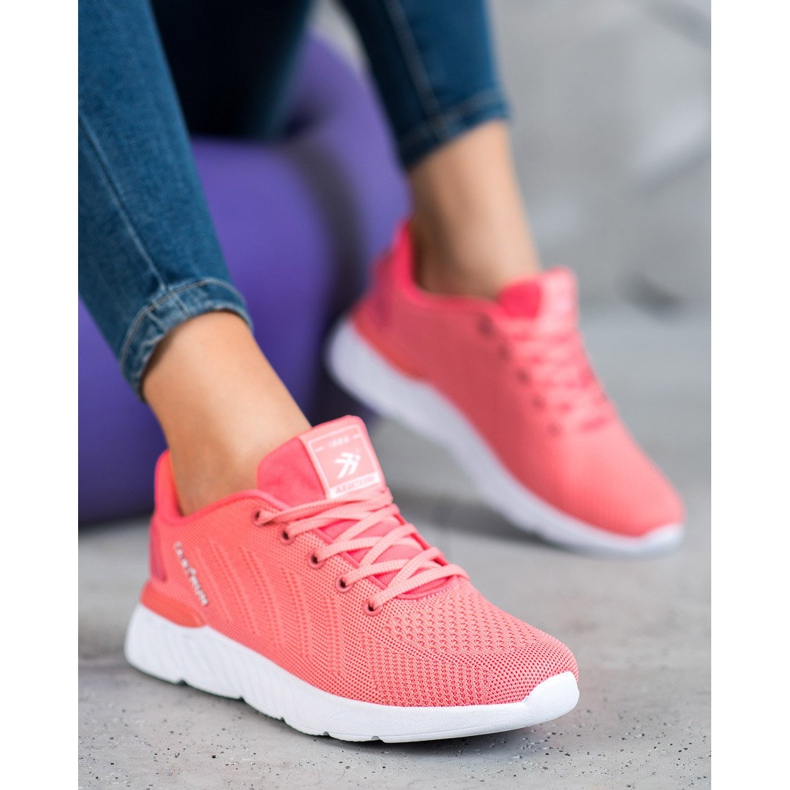 Ax Boxing Calzado deportivo ligero calado rosa 1