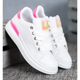 SHELOVET Bo-511w / rosa blanco 2