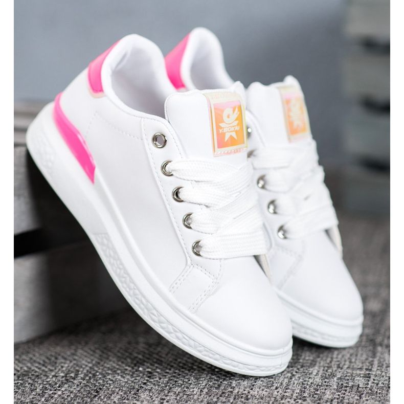 SHELOVET Bo-511w / rosa blanco 2