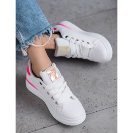 SHELOVET Bo-511w / rosa blanco 1