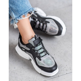 SHELOVET Zapatillas deportivas en la plataforma negro multicolor 4