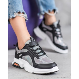 SHELOVET Zapatillas deportivas en la plataforma negro multicolor 3