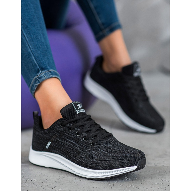 Ax Boxing Calzado deportivo cómodo calado negro 1 Ax Boxing Calzado deportivo cómodo calado negro 1