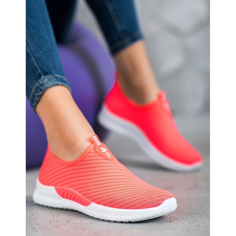 SHELOVET Calzado deportivo sin cordones rosado 1