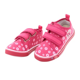 Zapatillas Atletico daisy con velcro rosado 3 Zapatillas Atletico daisy con velcro rosado 3