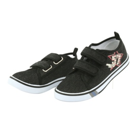 Deportivas velcro Atletico jeans negro 3