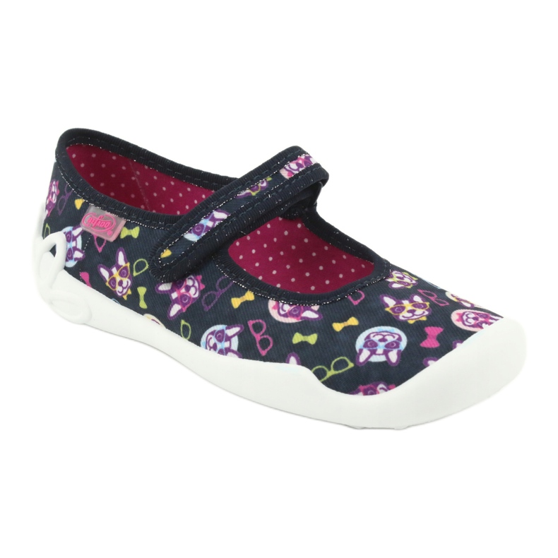 Calzado infantil befado 114Y359 azul marino rosado multicolor 1