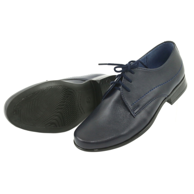 Gregors Zapatos para niños de cuero marina azul marino inserta 5 Gregors Zapatos para niños de cuero marina azul marino inserta 5