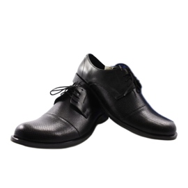 Zapatillas hombre negras Moskała 243/66 negro 4