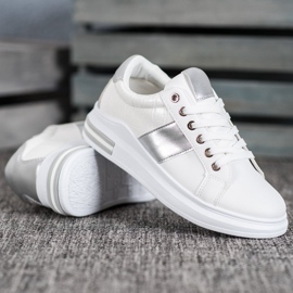 SHELOVET Calzado deportivo con cordones blanco 2 SHELOVET Calzado deportivo con cordones blanco 2