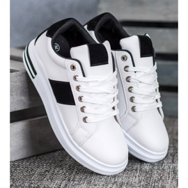 SHELOVET Calzado deportivo con cordones blanco 4