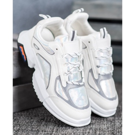 SHELOVET Zapatillas deportivas en la plataforma blanco multicolor 2