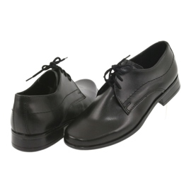 Gregors Boys 'Boys' zapatos de cuero plantilla de cuero Gregores 429 negro 4