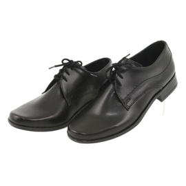 Gregors Boys 'Boys' zapatos de cuero plantilla de cuero Gregores 429 negro 3
