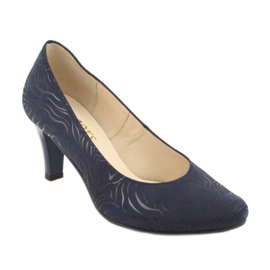 Zapatos de salón azul marino Gregors 689 para mujer 1