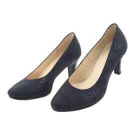 Zapatos de salón azul marino Gregors 689 para mujer 3