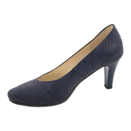 Zapatos de salón azul marino Gregors 689 para mujer 2