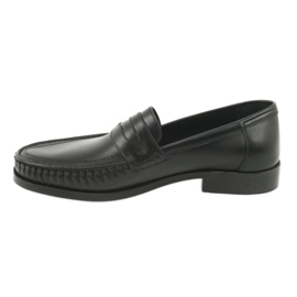 Pilbut Mocasines negros para hombres de Morello Black 01 2