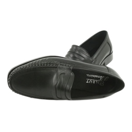 Pilbut Mocasines negros para hombres de Morello Black 01 5