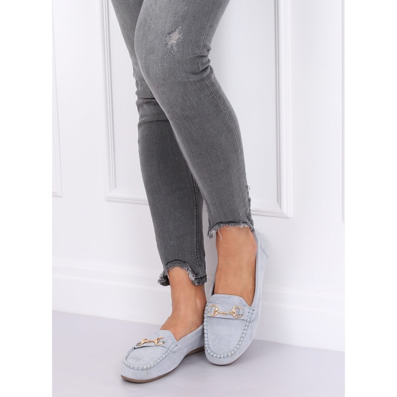 Mocasines de ante azul 77-192 Azul 1 Mocasines de ante azul 77-192 Azul 1