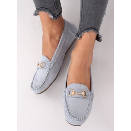 Mocasines de ante azul 77-192 Azul 2 Mocasines de ante azul 77-192 Azul 2