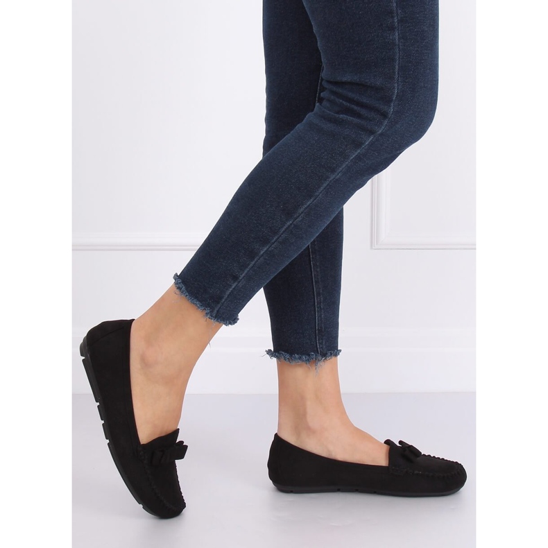 Mocasines de ante negro 9F150 Black 1