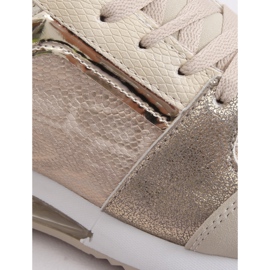 Zapato deportivo de mujer dorado BL206 Gold 3