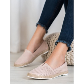 SHELOVET Slipons casuales rosa 1