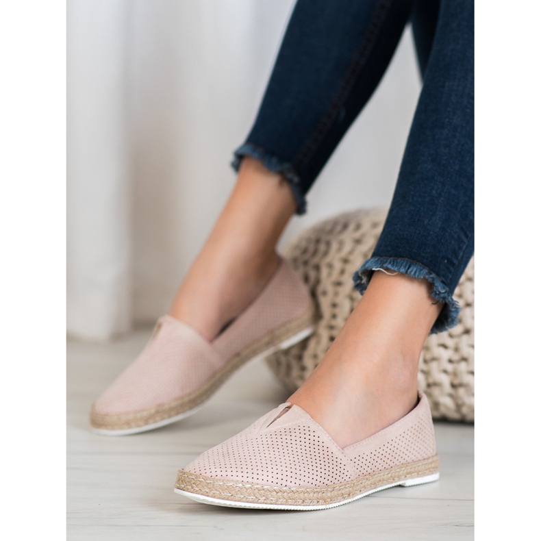 SHELOVET Slipons casuales rosado 1