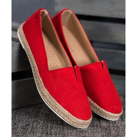 SHELOVET Slipons casuales rojo 3